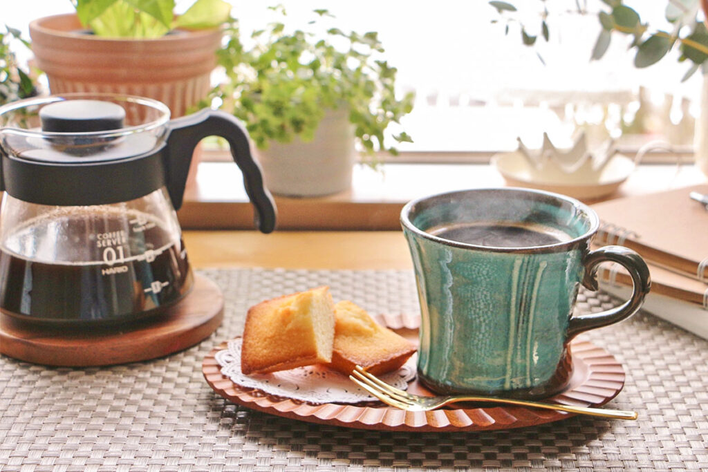 コーヒーとフィナンシェ